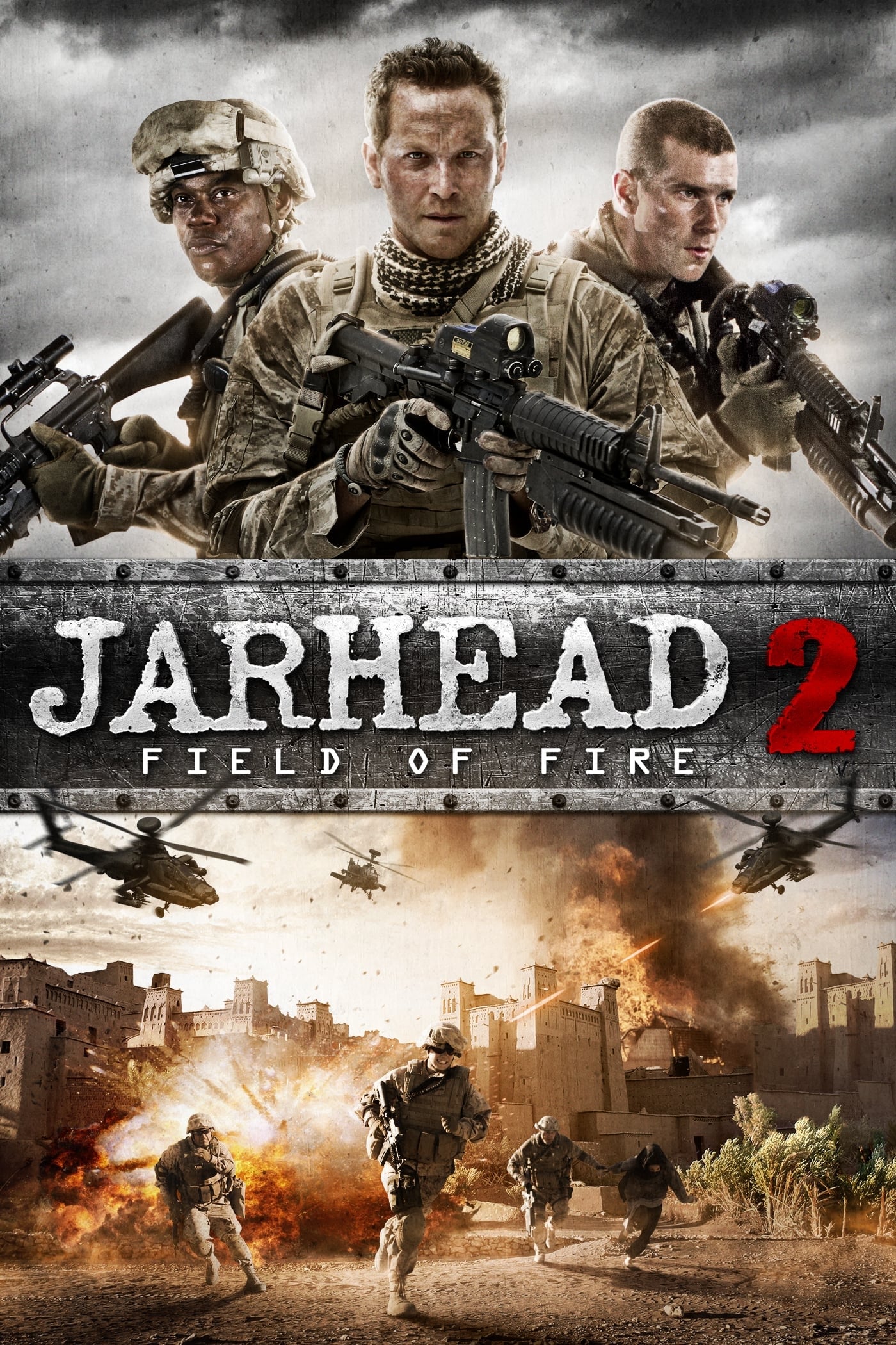 โปสเตอร์หนัง Jarhead 2 Field of Fire (2014) จาร์เฮด พลระห่ำ สงครามนรก 2