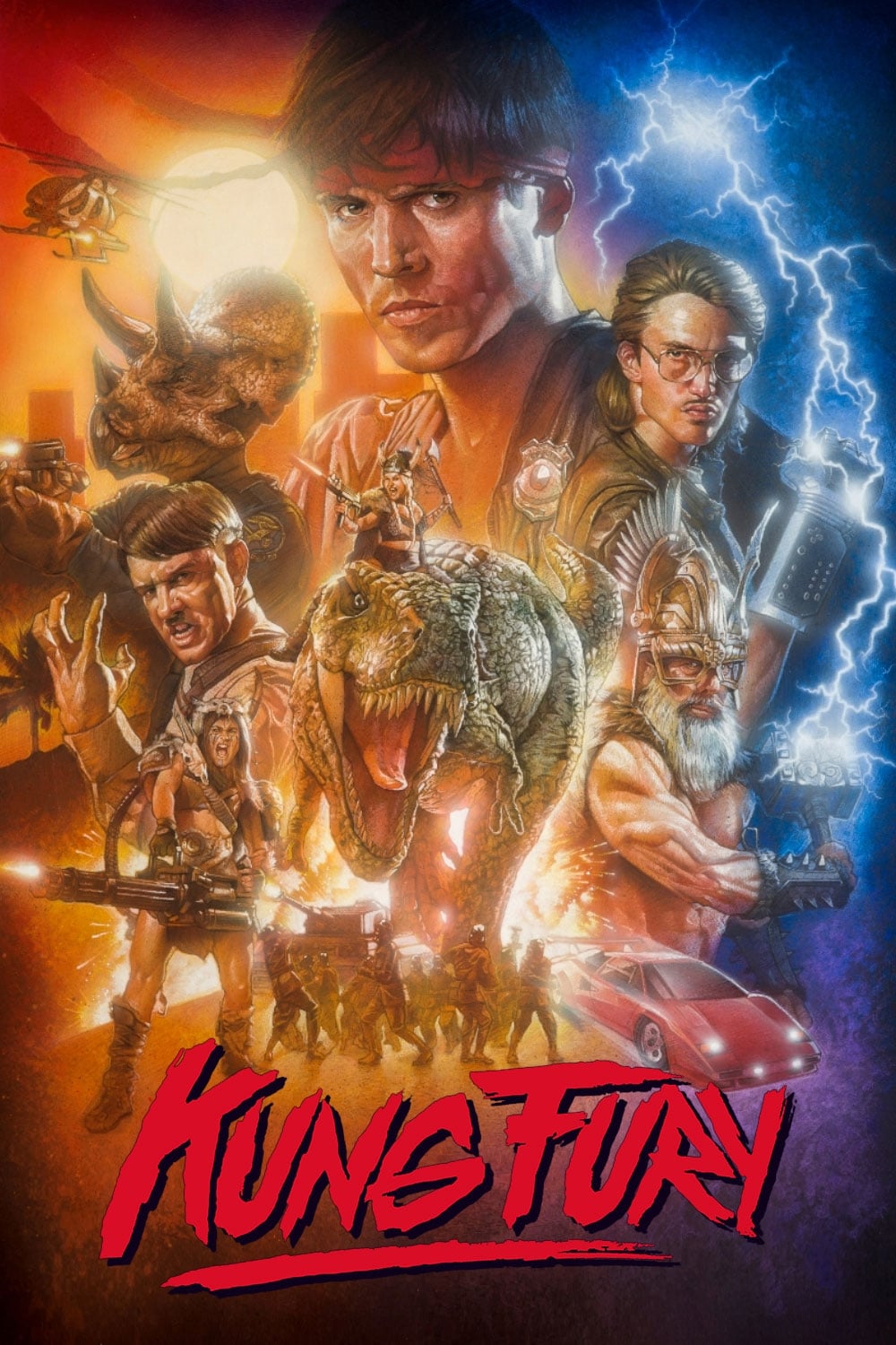 โปสเตอร์หนัง Kung Fury (2015) กัง ฟูรี่ ยอดตำรวจพันธุ์พระกาฬ