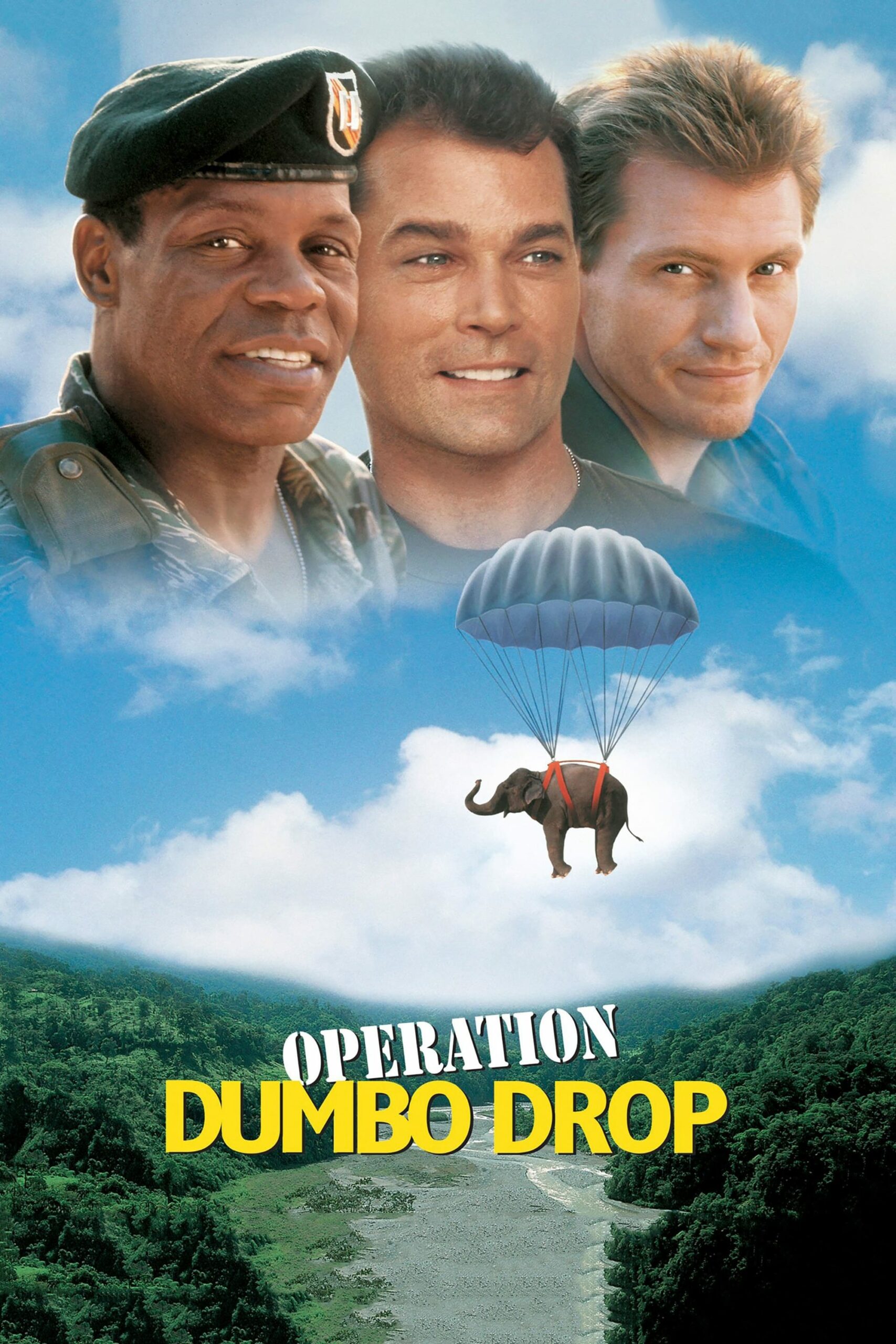 โปสเตอร์หนัง Operation Dumbo Drop (1995) ยุทธการช้างลอยฟ้า