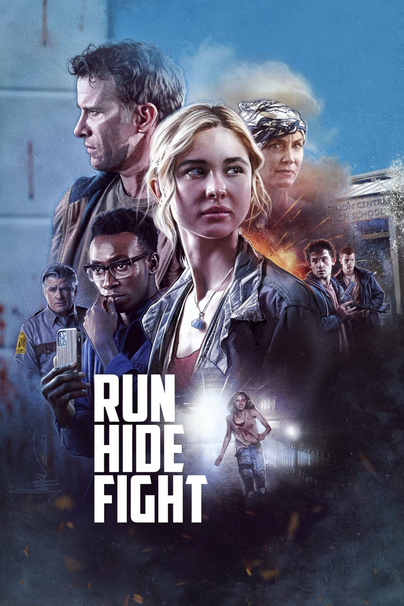โปสเตอร์หนัง Run Hide Fight (2020) วิ่ง ซ่อน สู้