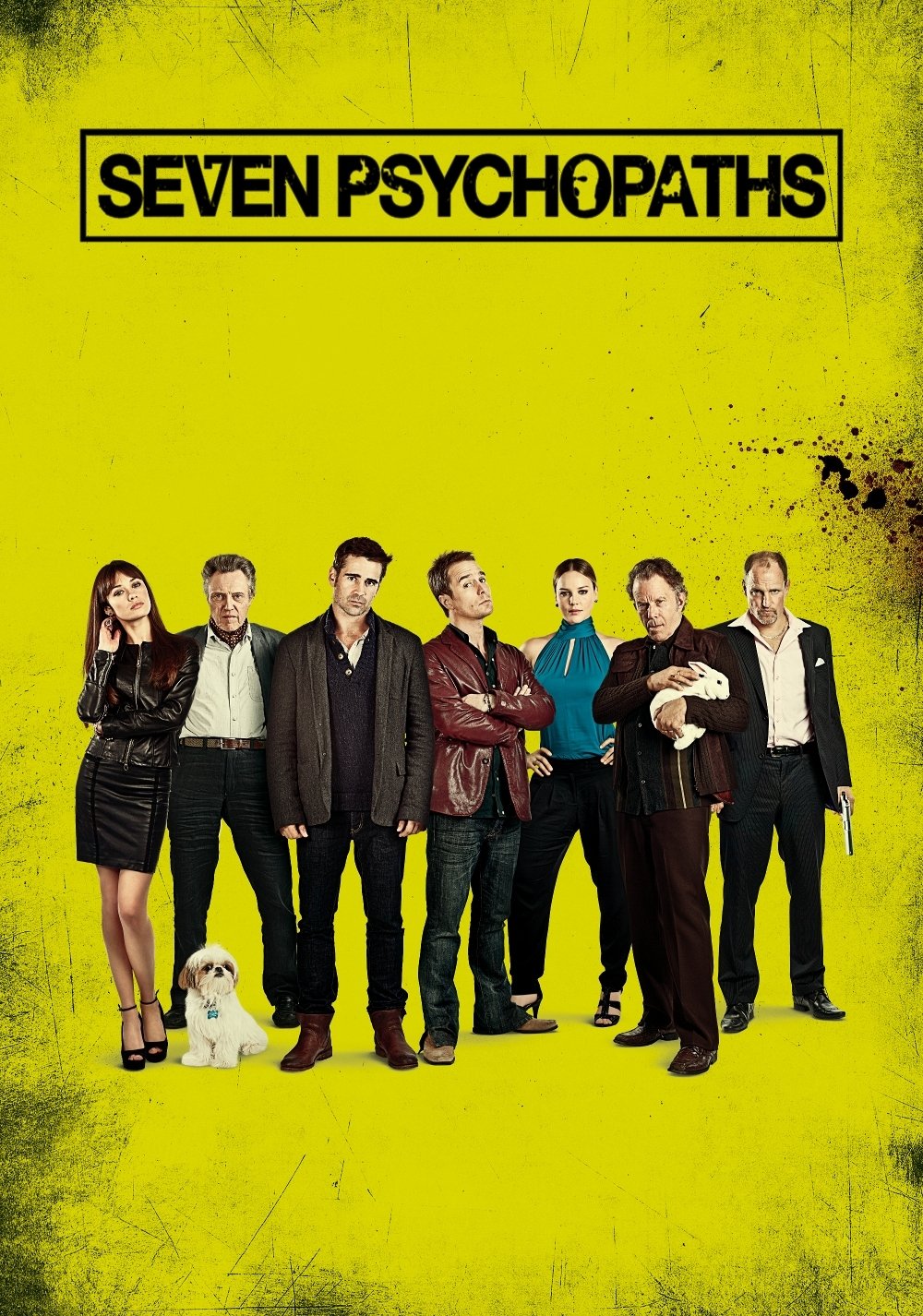โปสเตอร์หนัง Seven Psychopaths (2012) งานป่วนฮาแสบรวมดาว
