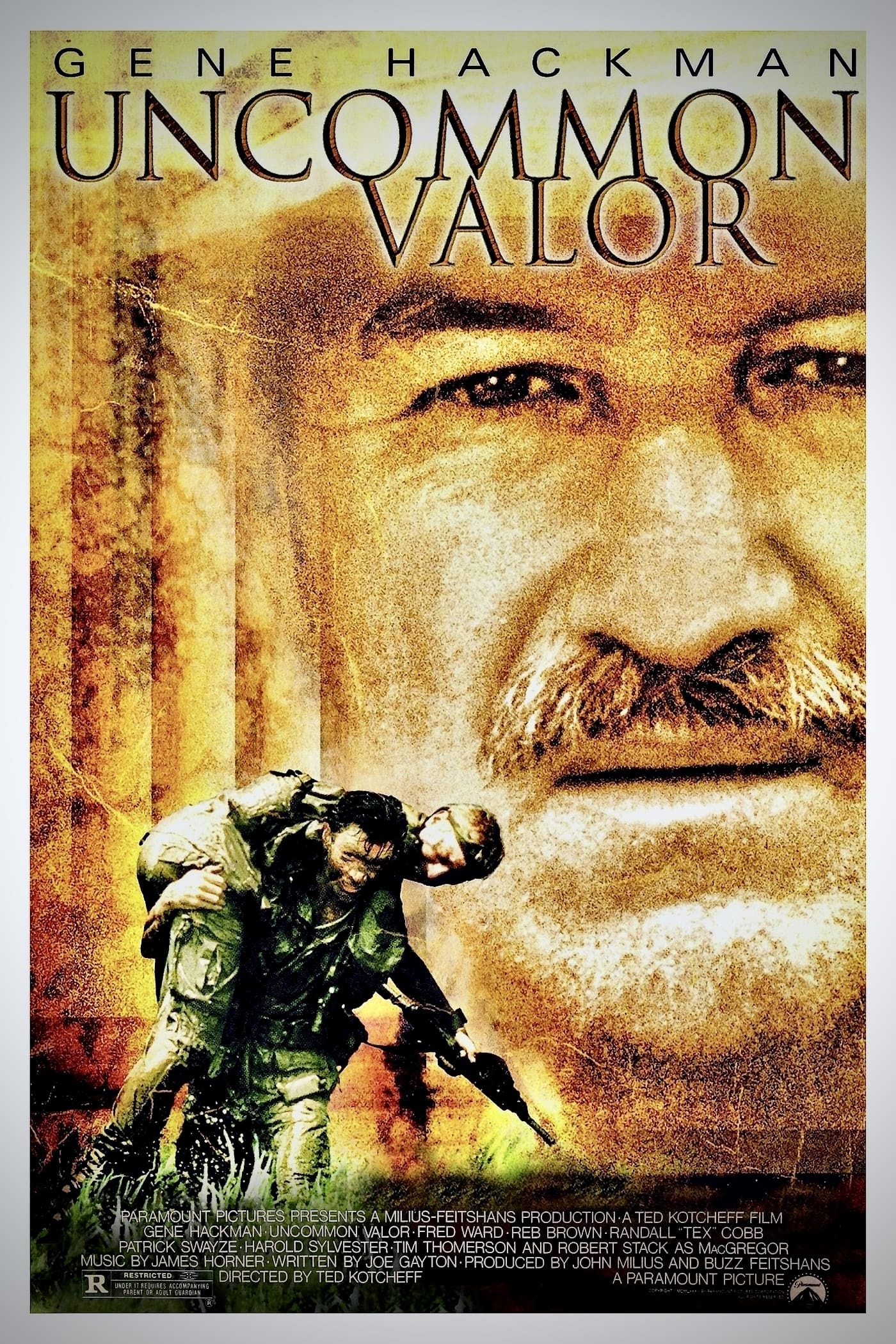 โปสเตอร์หนัง Uncommon Valor (1983) 7 ทหารห้าว