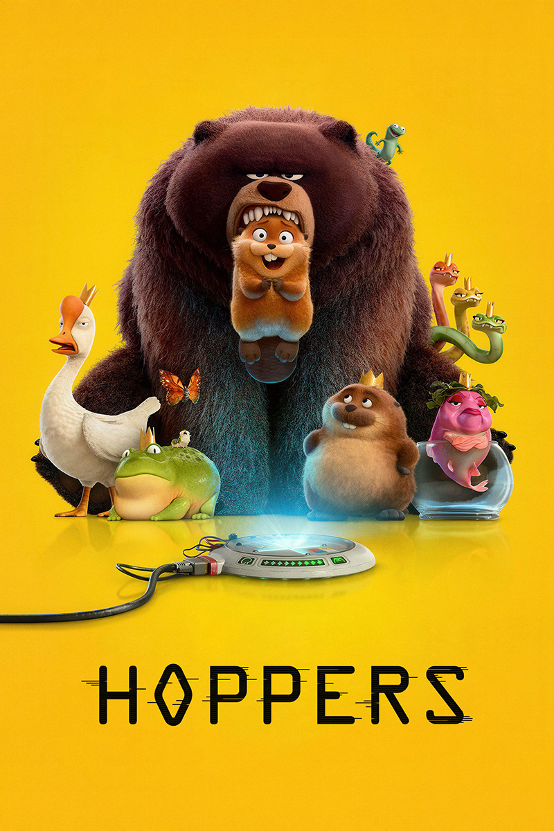 โปสเตอร์หนัง Hoppers เด้งโดด เปลี่ยนโหมดเป็นบีเวอร์ (2026)